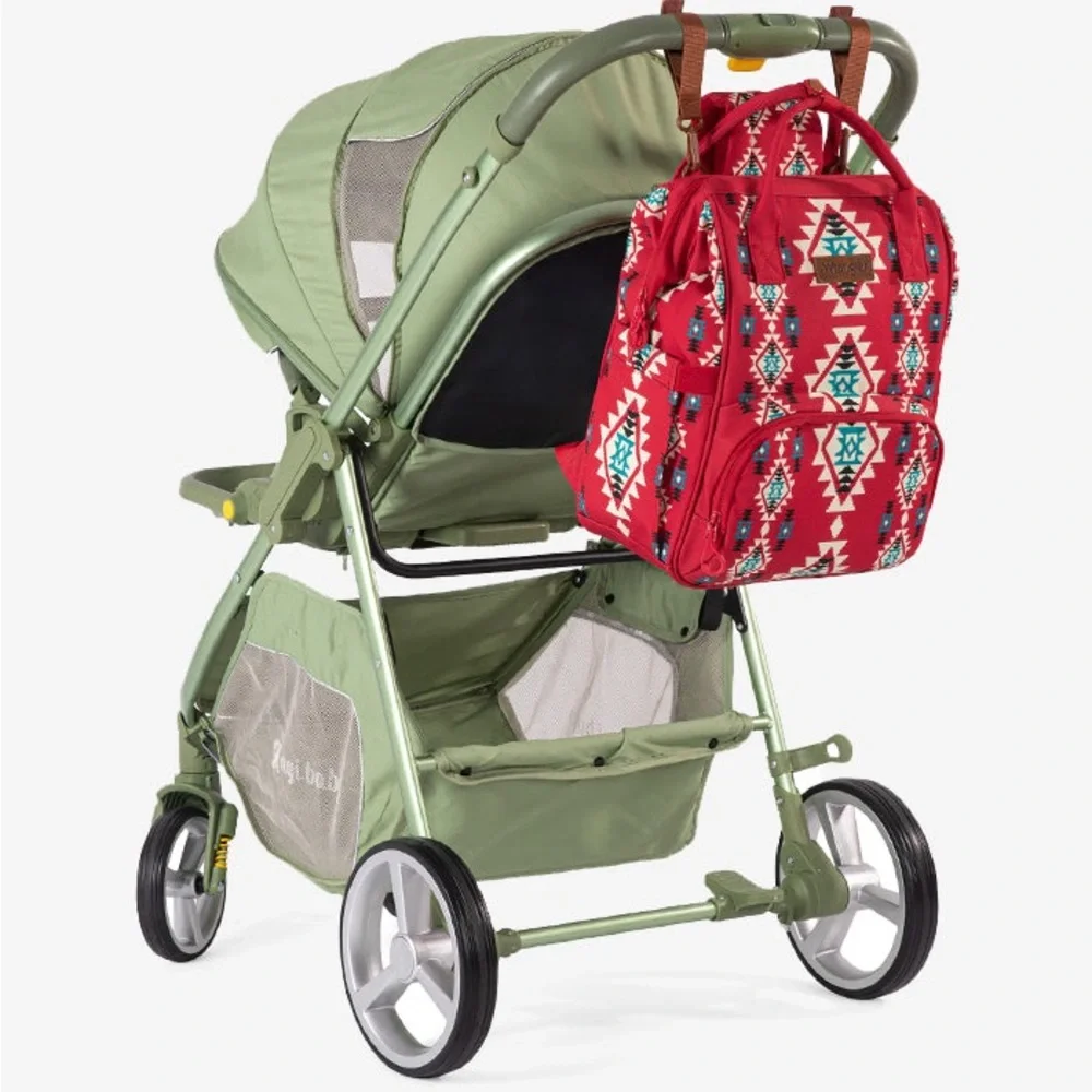 Wrangler Red Large Multi-Use Backpack or Baby Travel Bag *Brand NEW in Box* - Picture 5 of 7